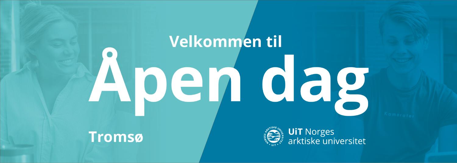Illustrasjons-/bannerbilde for Åpen dag 2026 - Tromsø 