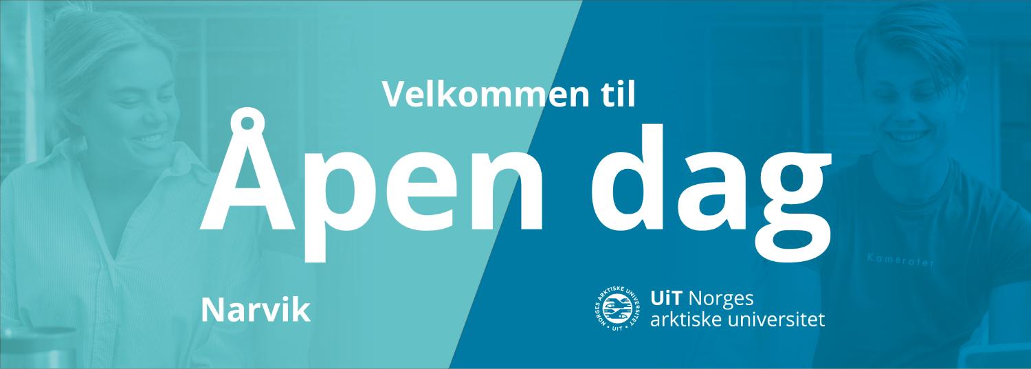 Illustrasjons-/bannerbilde for Åpen dag 2026 - UiT i Narvik