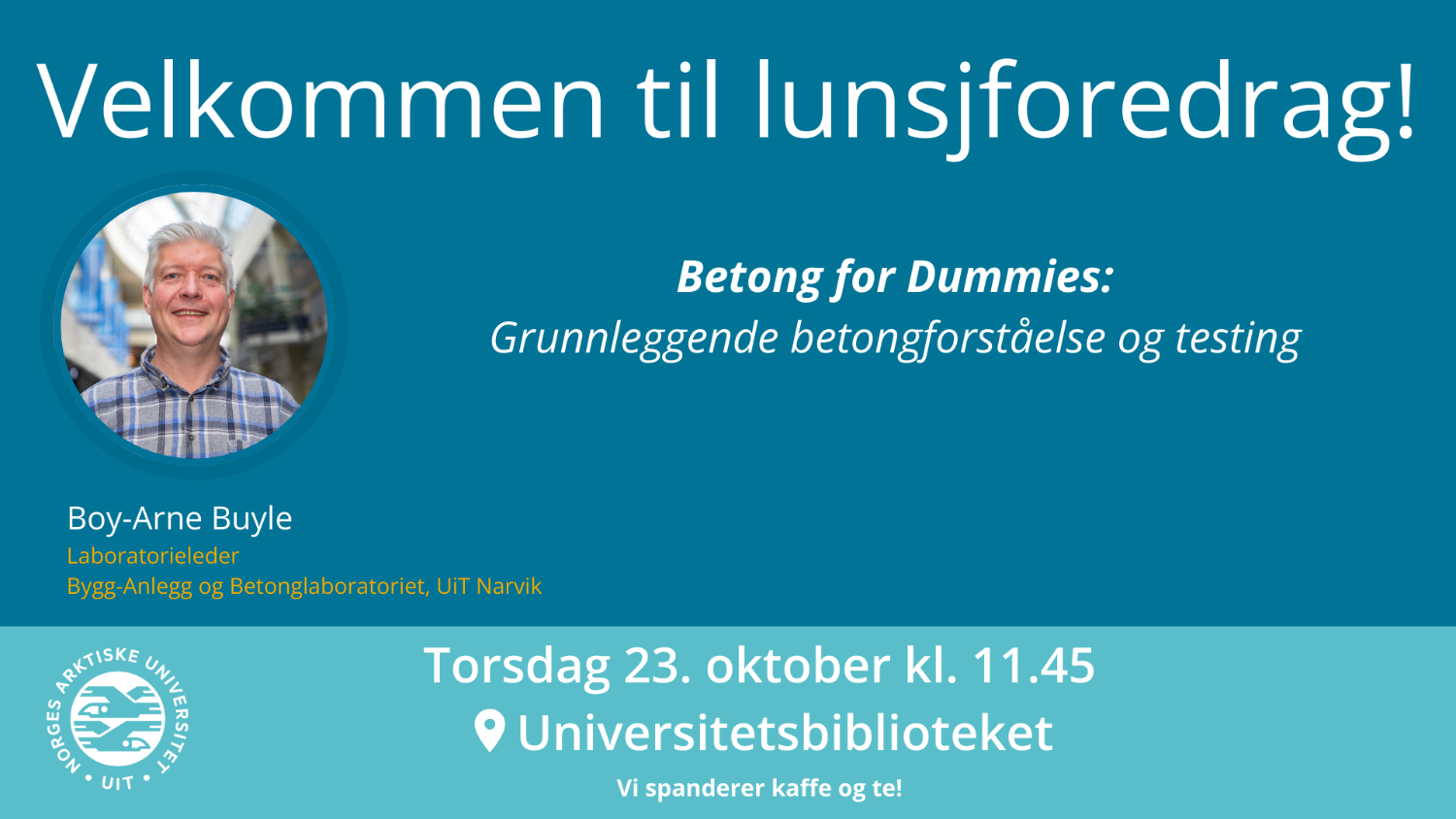 Illustrasjons-/bannerbilde for Lunsjforedrag: Betong for Dummies