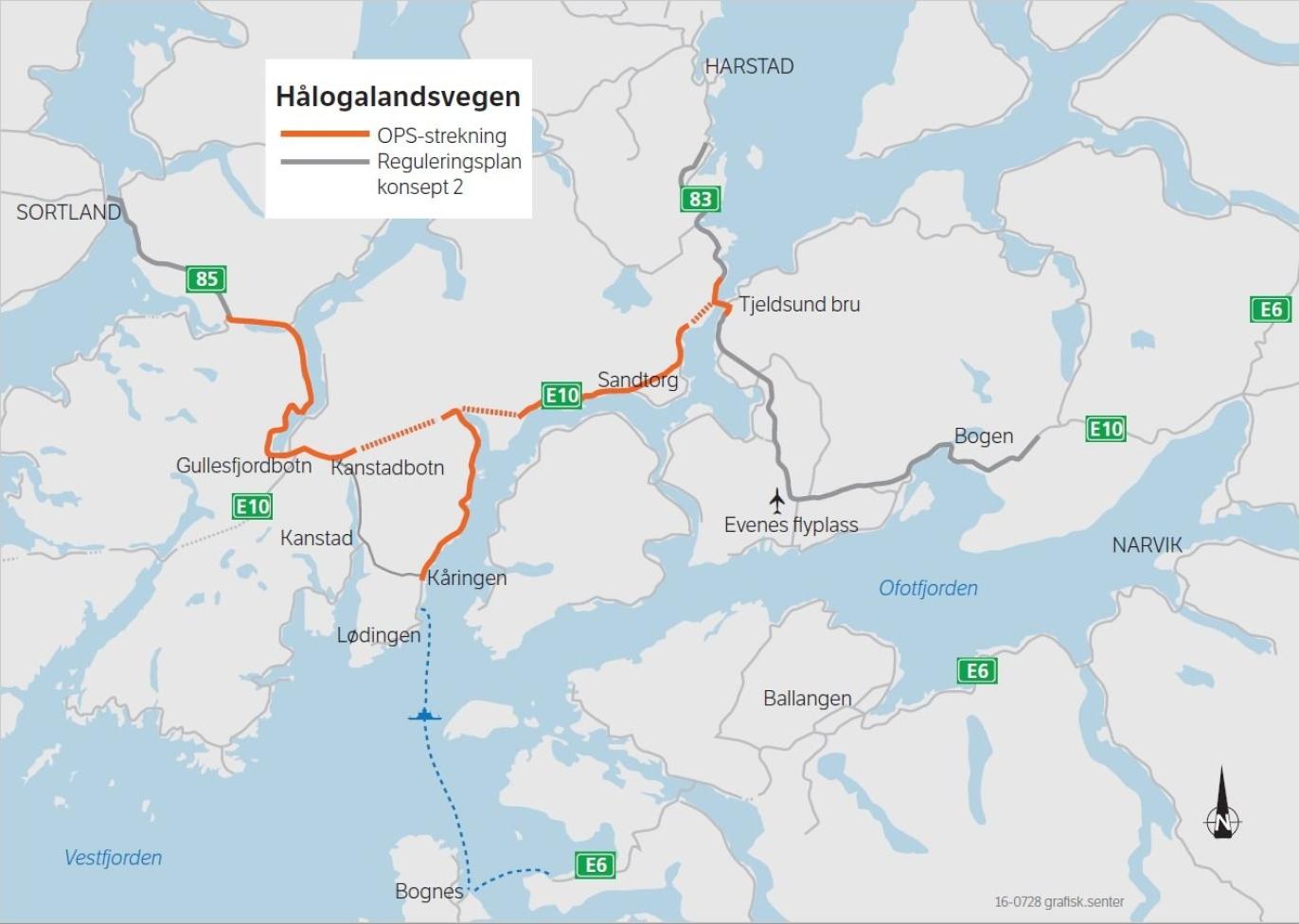 Illustrasjons-/bannerbilde for Hålogalandsveien – planlegging og gjennomføring av et stort og komplisert prosjekt
