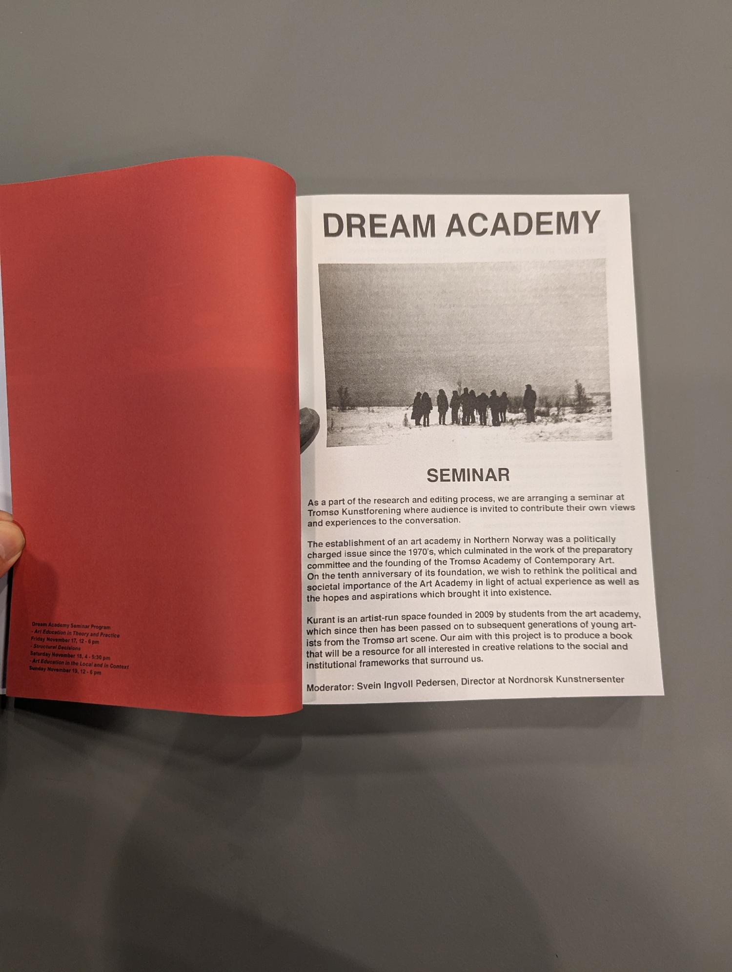 Illustrasjons-/bannerbilde for Artist talk with Dream Academy