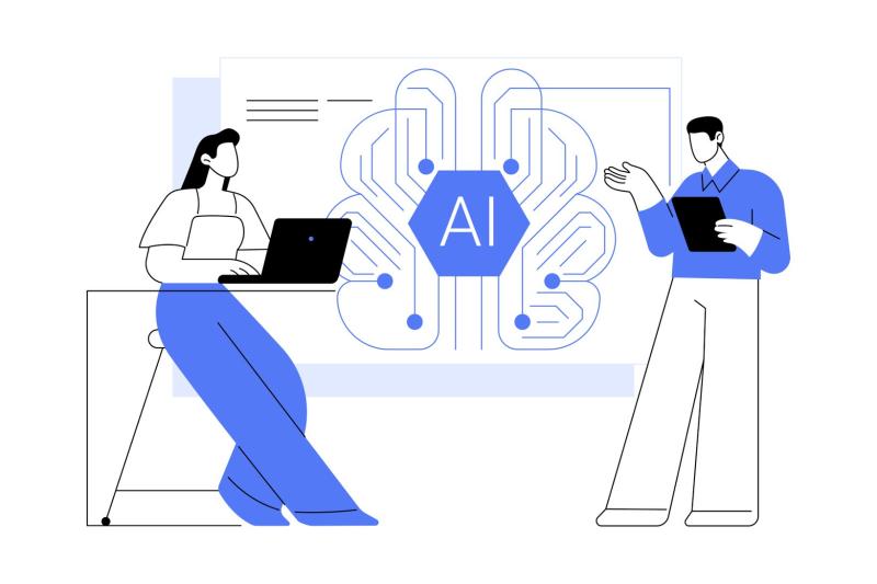 Illustrasjons-/bannerbilde for Act-E Webinar/ Workshop: Læring med maskiner: Bruk av KI i klasseromsundervisning / Learning with Machines: AI in Classroom Teaching