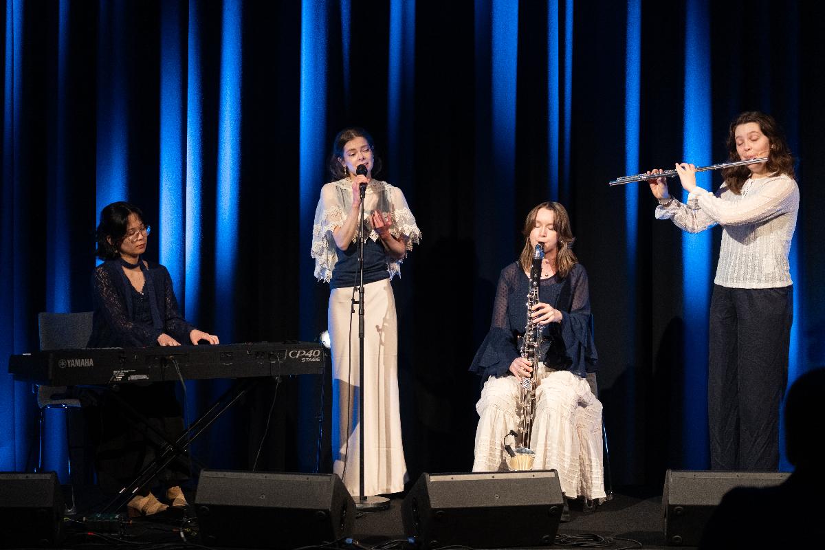 Blaane, consisting of students at UiT's music academy, opened the ceremony.