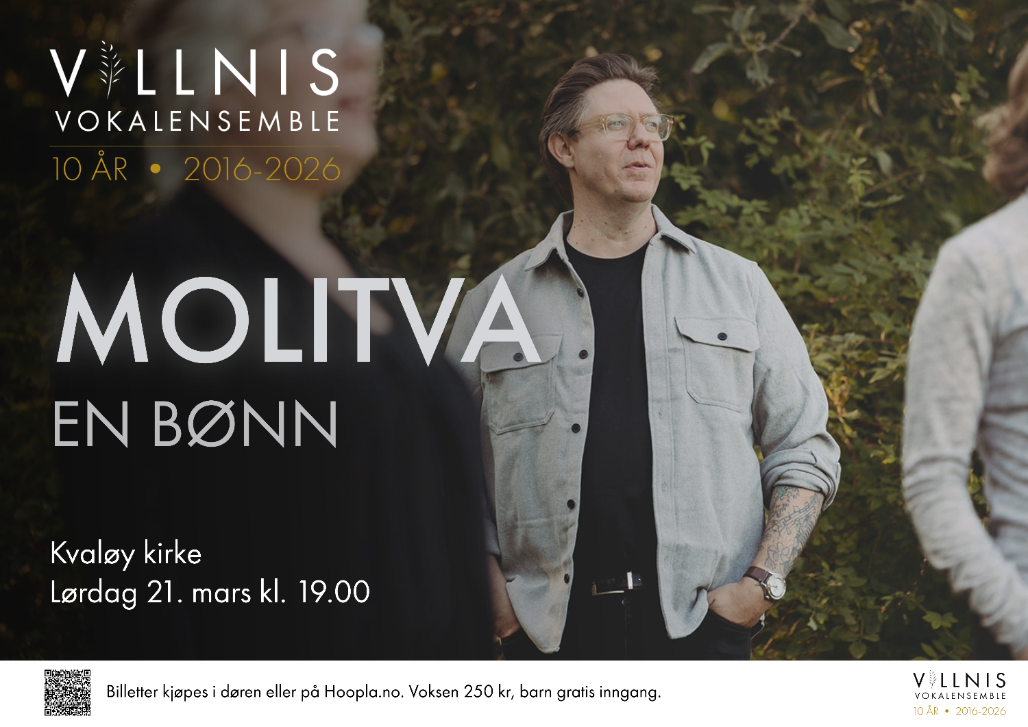 Illustrasjons-/bannerbilde for Konsert med Villnis vokalensemble: Molitva - en bønn