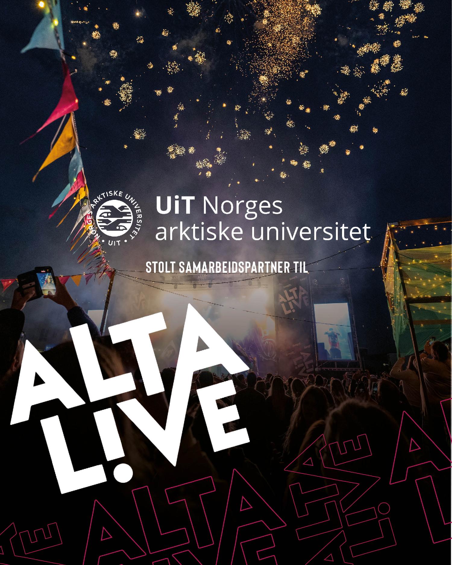 Illustrasjons-/bannerbilde for studentbilletter helgepass slippes Mars Alta Live 