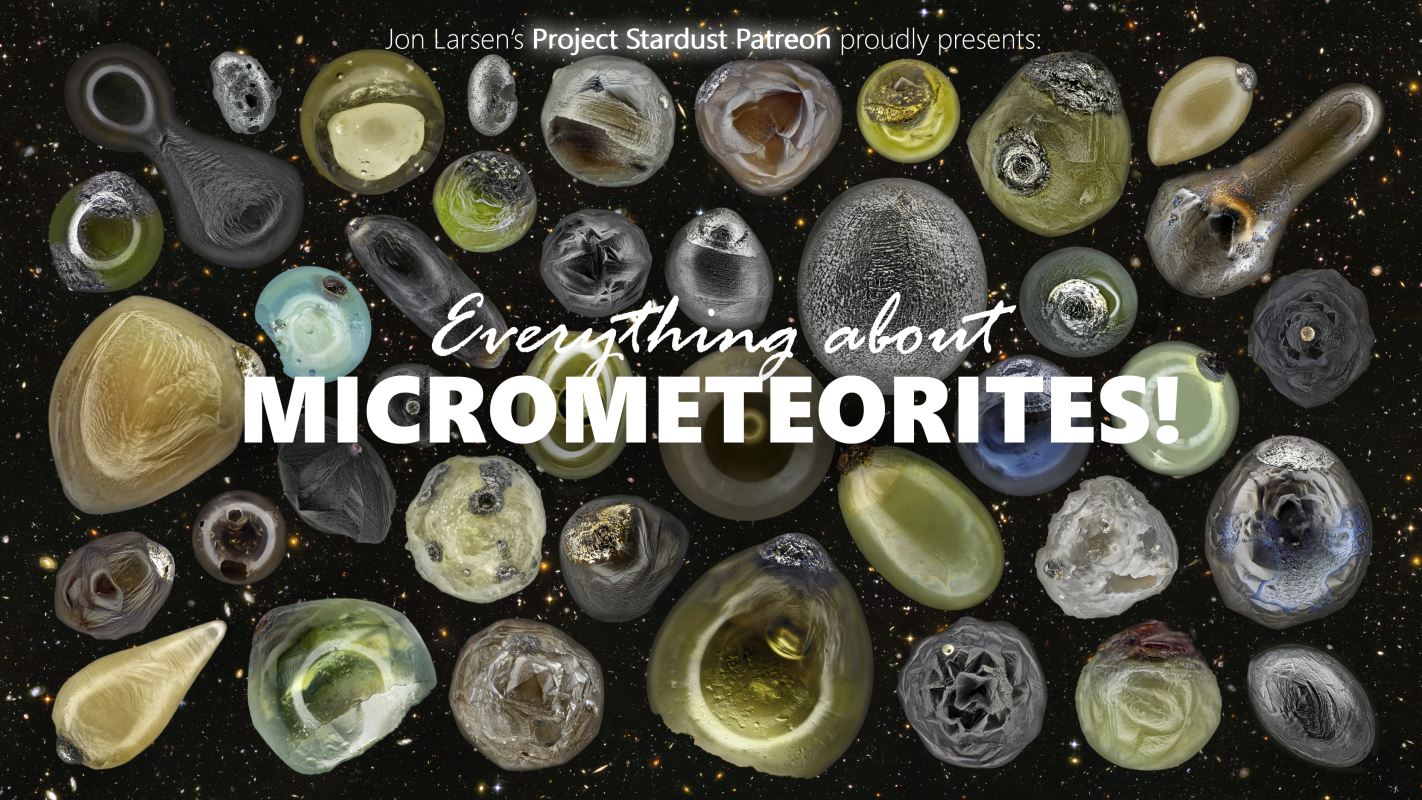 Illustrasjons-/bannerbilde for Project Stardust and micrometeorites