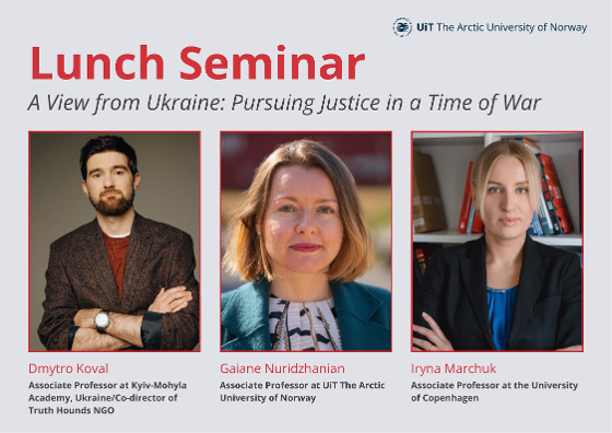 Illustrasjonsbilde for (Lunch Seminar) A View from Ukraine: Pursuing Justice in a Time of War