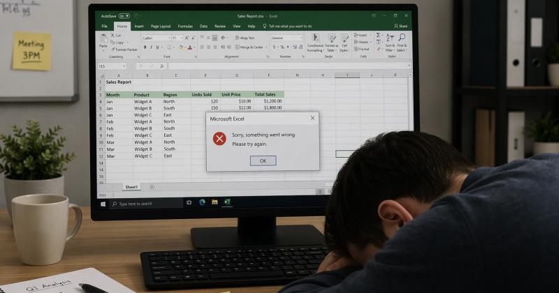 Illustrasjons-/bannerbilde for Hjernemat (for lunsjpausen din): Copilot i Excel – noen grunnleggende tips som kan hjelpe deg