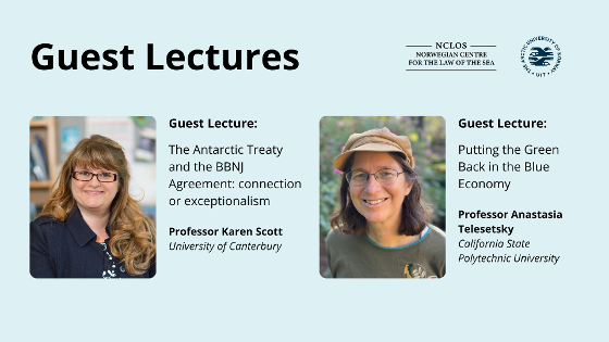 Illustrasjonsbilde for Guest Lectures with Professor Karen Scott and Professor Anastasia Telesetsky