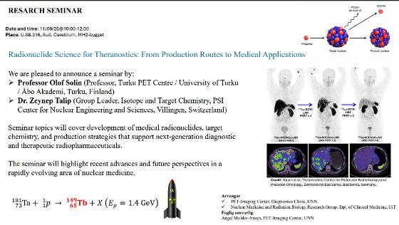 Illustrasjonsbilde for Radionuclide Science for Theranostics: From Production Routes to Medical Applications
