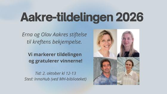 Illustrasjonsbilde for Aakre-tildelingen 2026