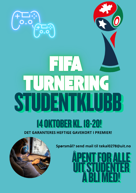 Illustrasjonsbilde for FIFA turnering på gamingrommet / FIFA tournament in the gaming room